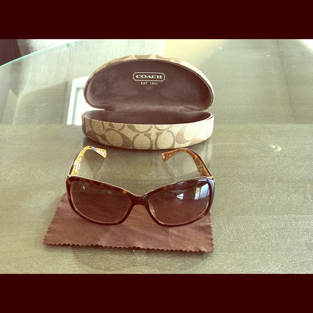 Coach Peony Tortoise Sunglasses